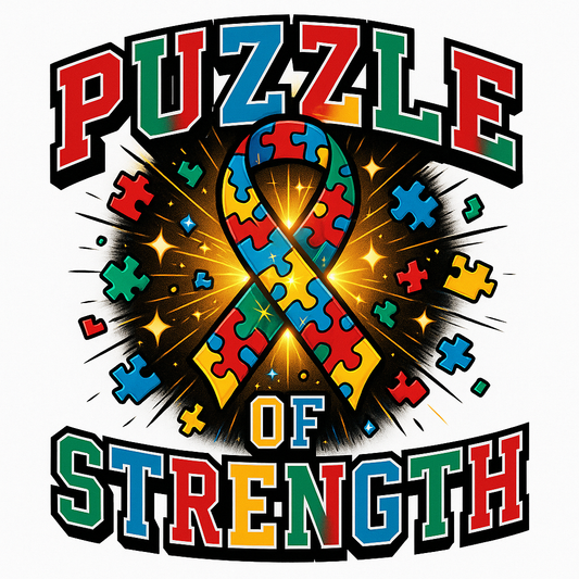 Puzzle of Strength DTF Transfer